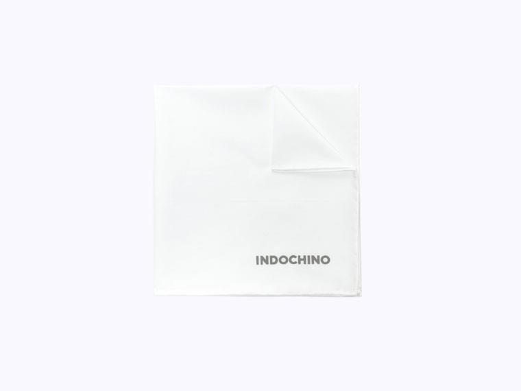 White Cotton Pocket Square 1